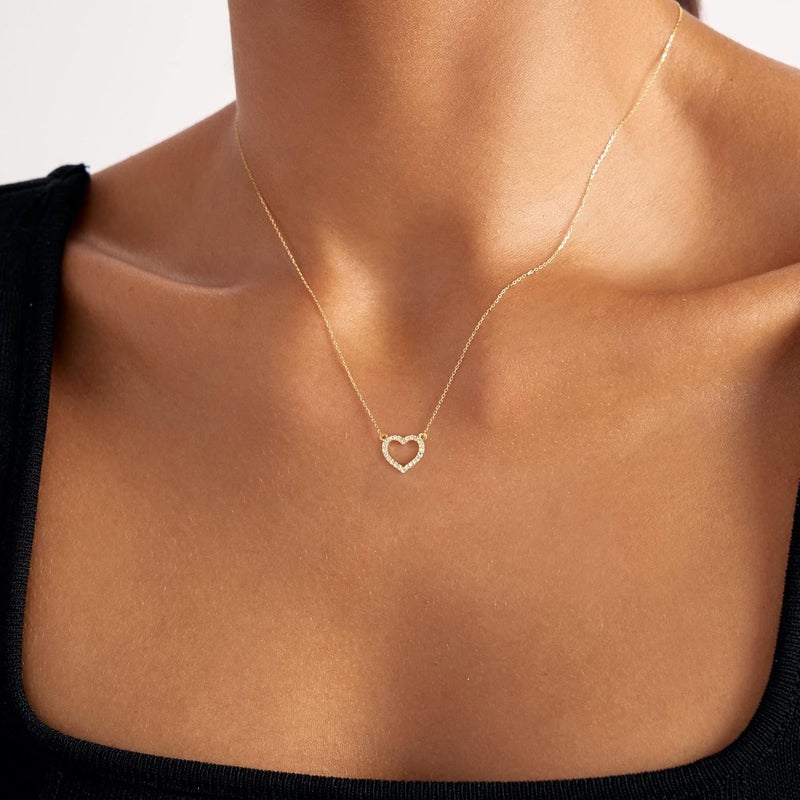 Ieftop Valentines Birthday Gifts for Women Teen Girls - Dainty 14K Gold/Silver Plated Cute Heart Handmade Disc Circle Bee Choker Adjustable Necklace for Women Teenage Girl Trendy Jewelry - Image 4